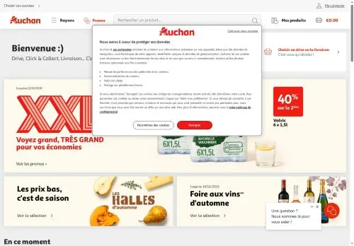 Auchan octobre 2026