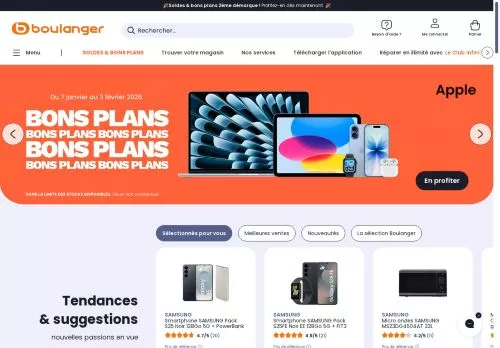 Boulanger janvier 2026