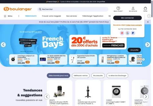 Boulanger mai 2026