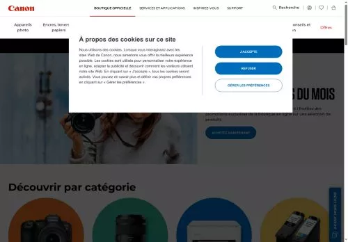 Canon décembre 2025