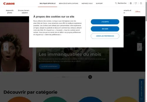 Canon avril 2026