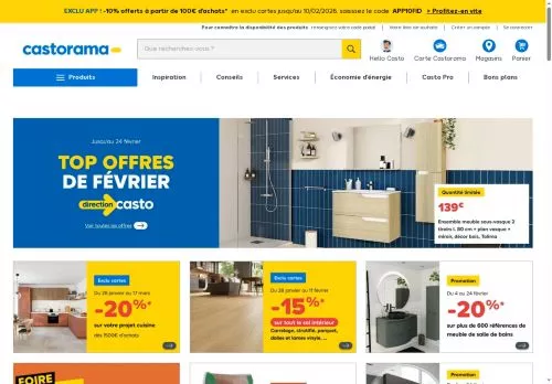 Castorama février 2026