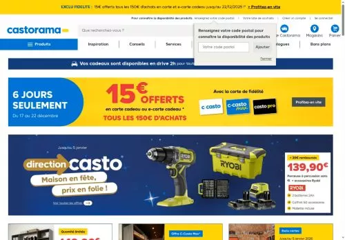 Castorama janvier 2026