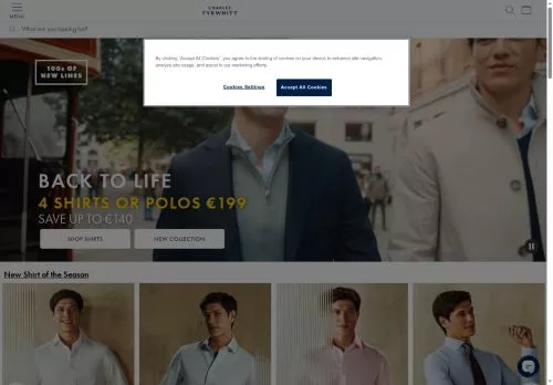 Charles Tyrwhitt mars 2026