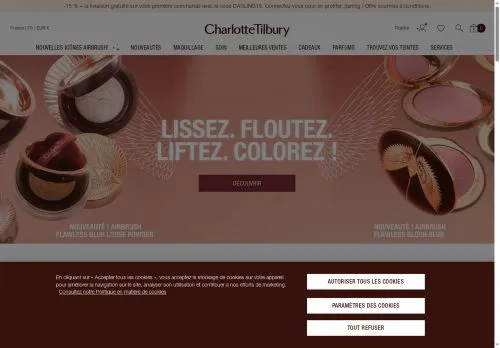 Charlotte Tilbury septembre 2026