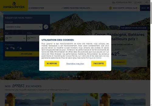 Corsica Ferries juillet 2026