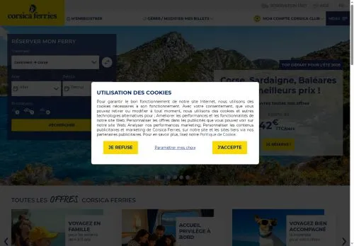 Corsica Ferries août 2026