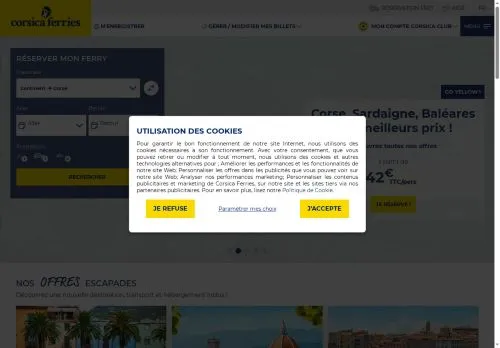 Corsica Ferries octobre 2026