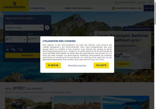 Corsica Ferries février 2026