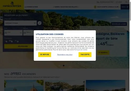 Corsica Ferries mai 2026