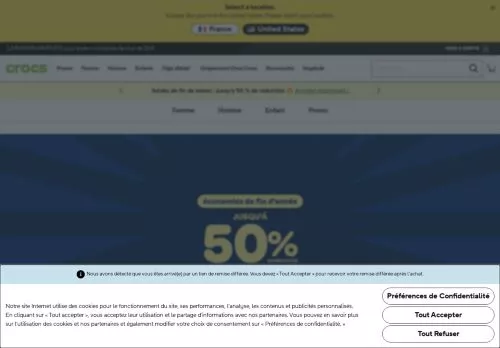 Crocs janvier 2026