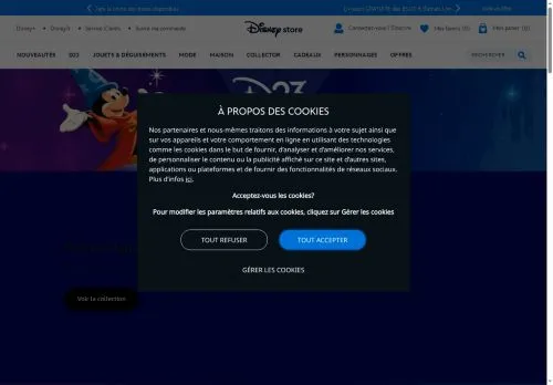 Disney Store août 2026