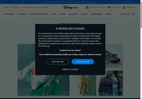 Disney Store septembre 2026