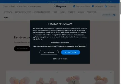 Disney Store octobre 2026