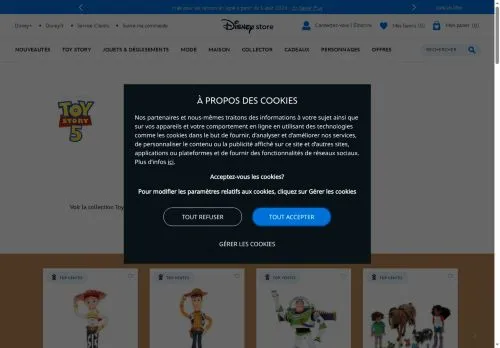 Disney Store juillet 2026