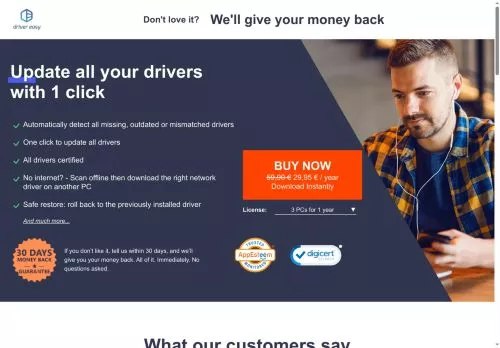 Driver Easy décembre 2025