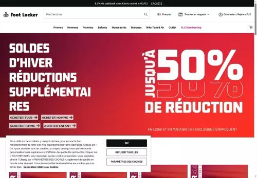 Foot Locker janvier 2026