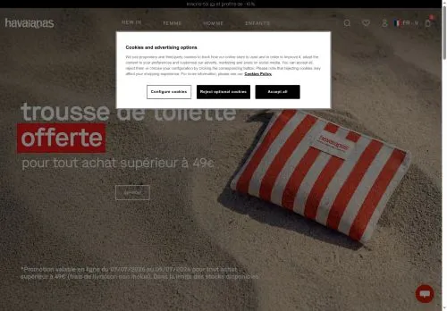 Havaianas juillet 2026
