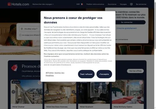 Hotels.com mars 2026