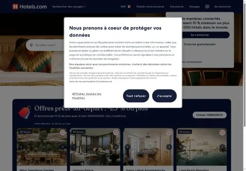 Hotels.com avril 2026