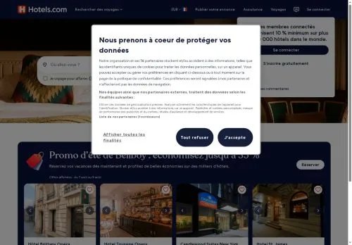 Hotels.com juillet 2026