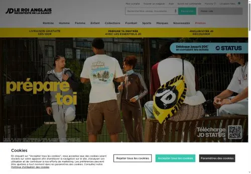 JD Sports août 2026