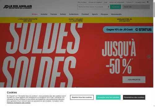 JD Sports juillet 2026
