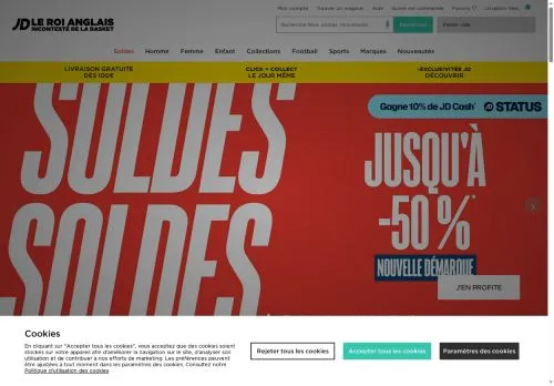 JD Sports juillet 2026