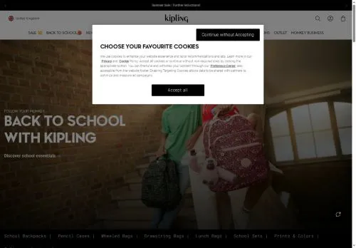 Kipling juillet 2026