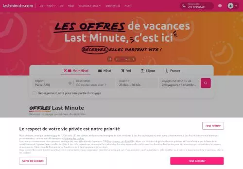 Lastminute décembre 2025