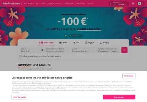 Lastminute mars 2026
