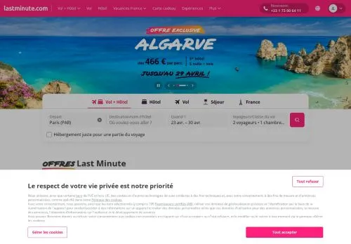 Lastminute avril 2026