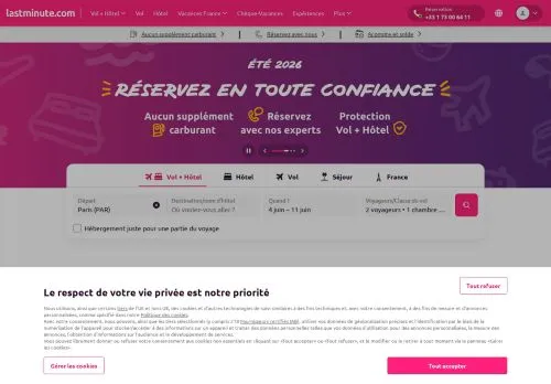 Lastminute juin 2026