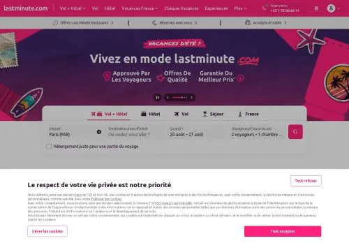 Lastminute août 2026