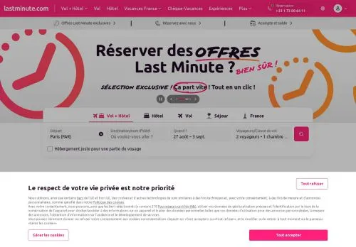 Lastminute août 2026