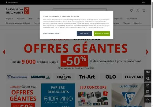 Le Géant des Beaux Arts mai 2026