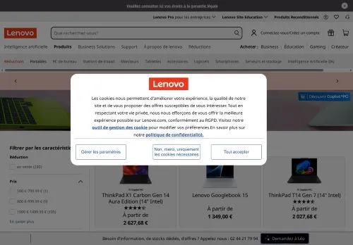 Lenovo octobre 2026