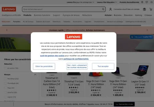 Lenovo août 2026