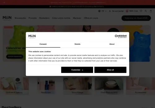 Miin Cosmetics septembre 2026