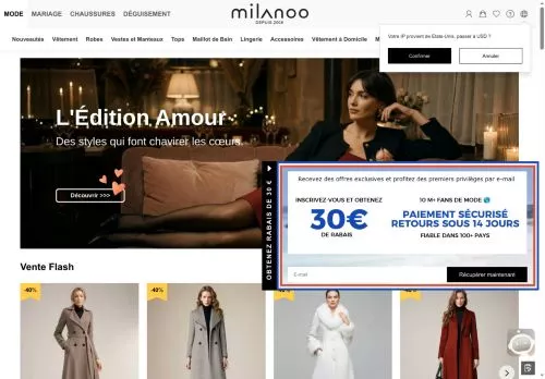 Milanoo février 2026