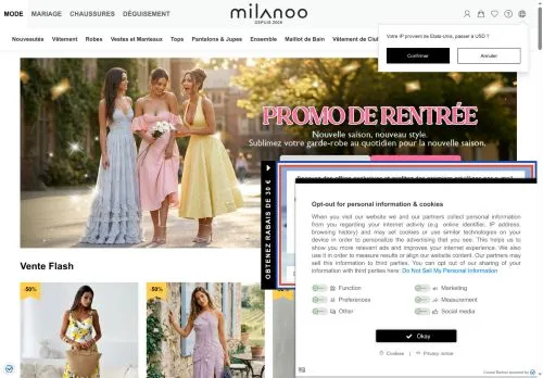 Milanoo août 2026