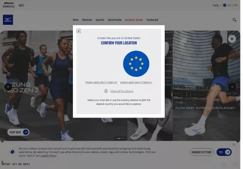 Mizuno février 2026