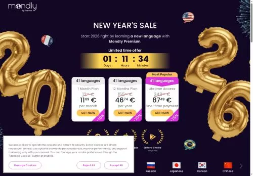 Mondly janvier 2026