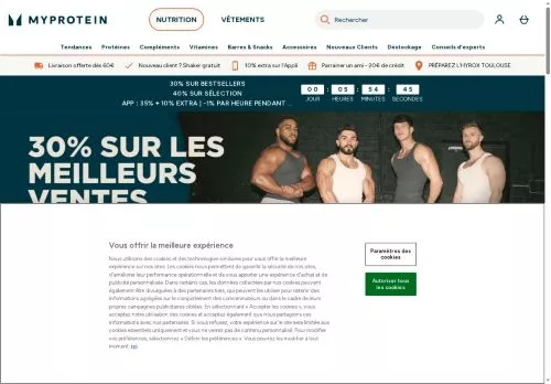 Myprotein février 2026