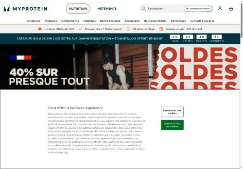 Myprotein juillet 2026