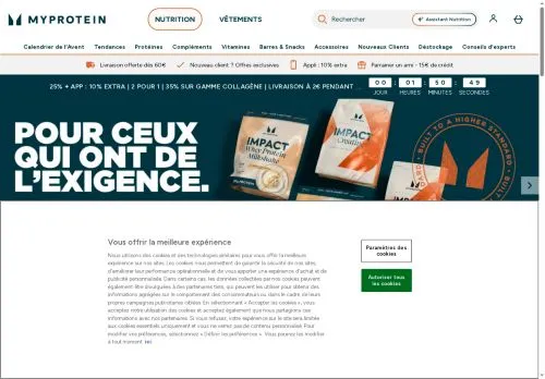 Myprotein octobre 2026