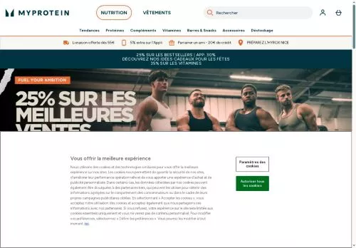 Myprotein décembre 2025