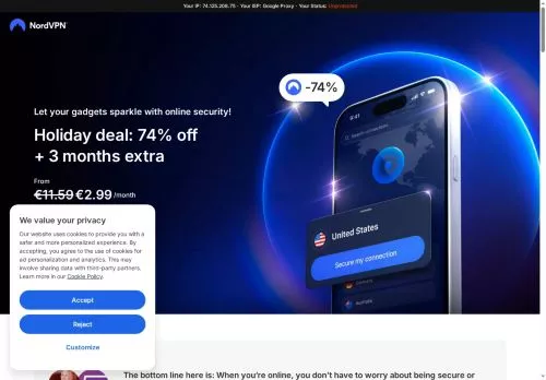 NordVPN décembre 2025