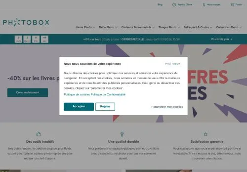 Photobox mars 2026