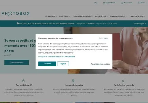 Photobox avril 2026